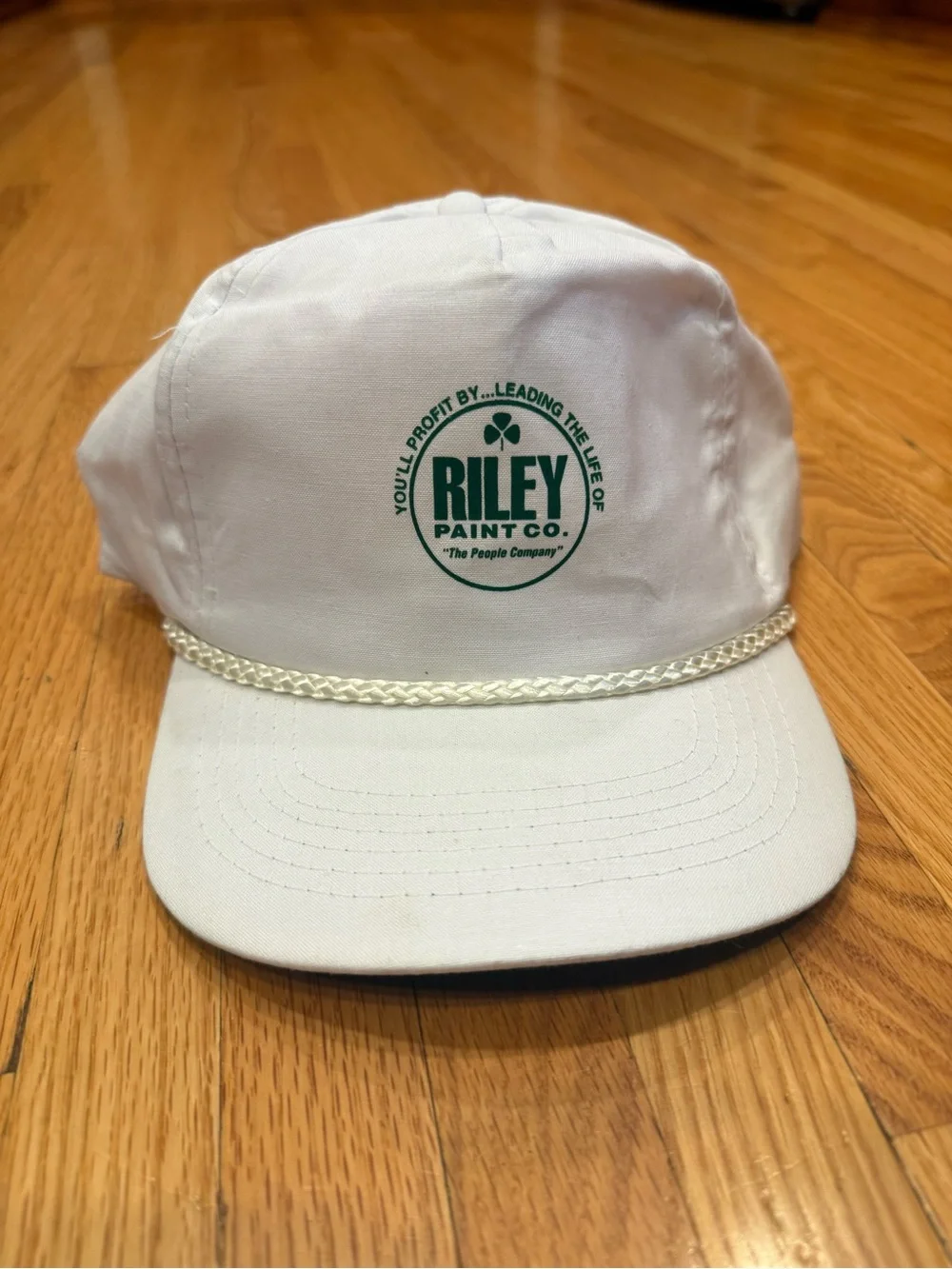 Riley Paint Company White Logo Rope-Trim Hat